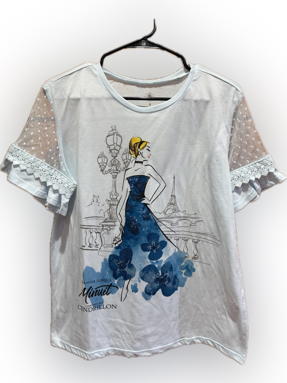Disney Women's Cinderella Parisian Collection Tee M